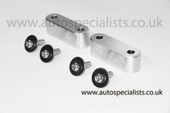 AutoSpecialists Bonnet Spacer Blocks for Focus MK2 - CuSToMod AutoSpecialists Bonnet Spacer Blocks for Focus MK2 - CuSToMod