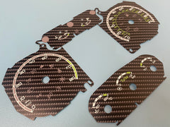 FL Carbon effect Dial card set FL Carbon effect Dial card set