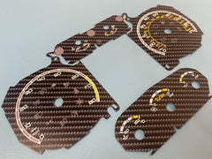 FL Carbon effect Dial card set FL Carbon effect Dial card set