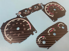 FL Carbon effect Dial card set FL Carbon effect Dial card set