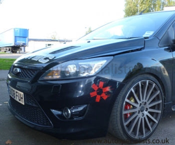 AutoSpecialists Bonnet Spacer Blocks for Focus MK2 - CuSToMod