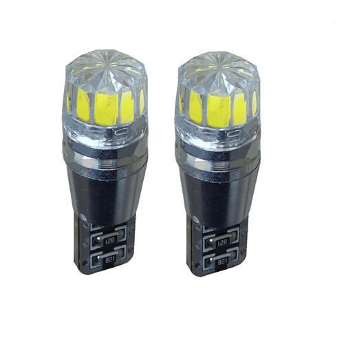 2 X ERROR FREE CANBUS 501 SMD LED SIDELIGHT WHITE BULBS XENON T10 W5W194HID CREE